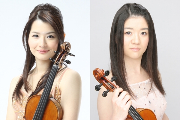 写真:女子弦楽アンサンブルBloom Quartet & EnsembleよりViolin Duo